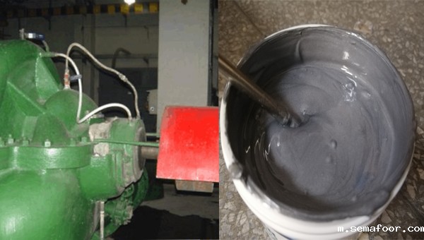 离心式清水泵裂纹修补