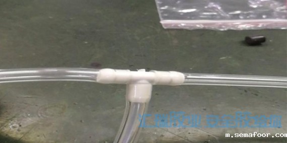 汇瑞防水硅胶胶水帮客户解决了硅胶管和ABS粘不牢的难题