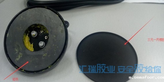 汇瑞橡胶粘金属胶水解决橡胶与磁铁粘接问题