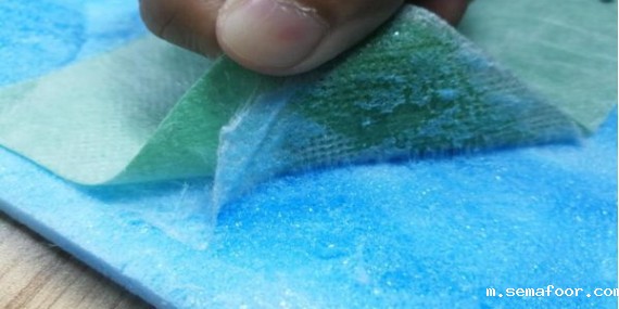 汇瑞HR-715泡沫胶水解决STS泡沫板粘无纺布的泡沫板融化问题